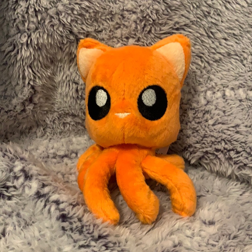 Tentacle Kitty Little Orange